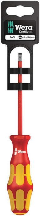 Wera 160 VDE Slotted Screwdriver 0.8x4x100mm 100003
