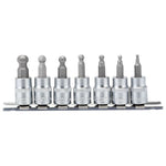 Draper Tools 3/8 Sq. Dr. Hexagonal Socket Bit Set (7 piece)