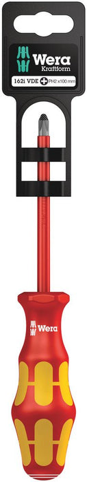 Wera 162 VDE Phillips Screwdriver PH2 x 100mm 100012