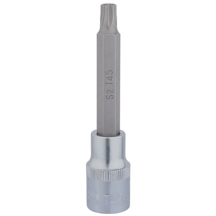 Draper Tools T45 x 100mm 1/2 Square Drive Draper TX-STAR® Socket Bit