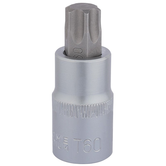 Draper Tools T60 x 55mm 1/2 Square Drive Draper TX-STAR® Socket Bit