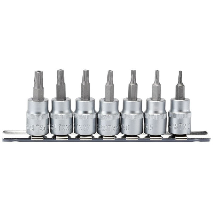 Draper Tools 3/8 Sq. Dr. Five Lobe Draper TX-STAR® Security Socket Bit Set (7 Piece)