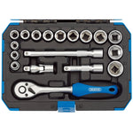 Draper Tools 3/8 Sq. Dr. Metric Socket Set (18 Piece)