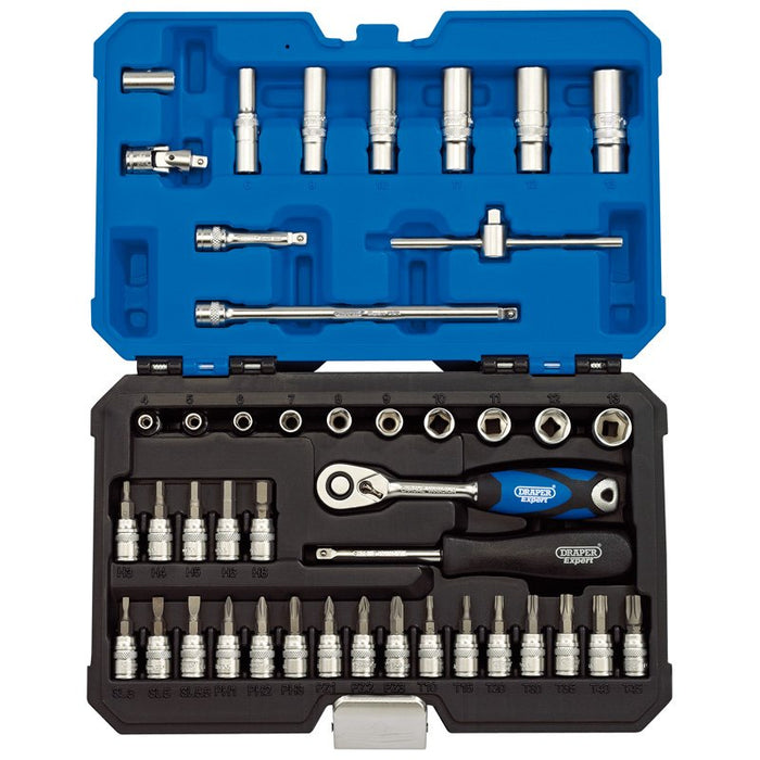 Draper Tools 1/4 Sq. Dr. Metric Socket Set (44 Piece)