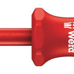 Wera 165 PZ/SL VDE Screwdriver Reduced Blade Diameter For Plusminus Screws # 1x80mm 006465