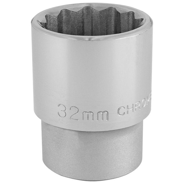 Draper Tools 3/4 Square Drive 12 Point Socket (32mm)