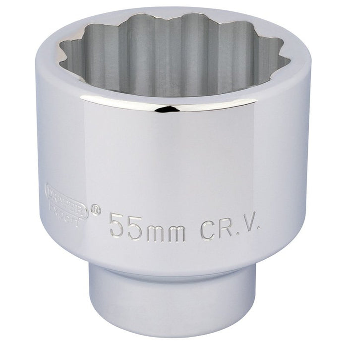 Draper Tools 3/4 Square Drive 12 Point Socket (55mm)