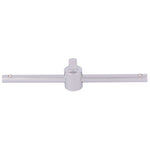 Draper Tools 1/4 Square Drive Satin Chrome Sliding T Bar