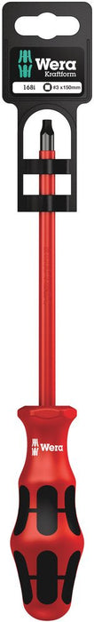 Wera 168 VDE Square Socket Head Screwdriver # 3x150mm 100026