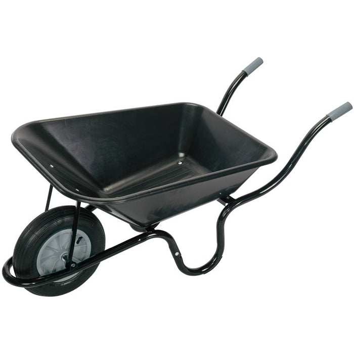 Draper Tools Plastic Tray Wheelbarrow (85L)