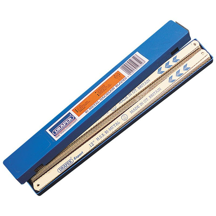 Draper Tools Expert Box of 50 300mm 18tpi Bi-Metal Hacksaw Blades