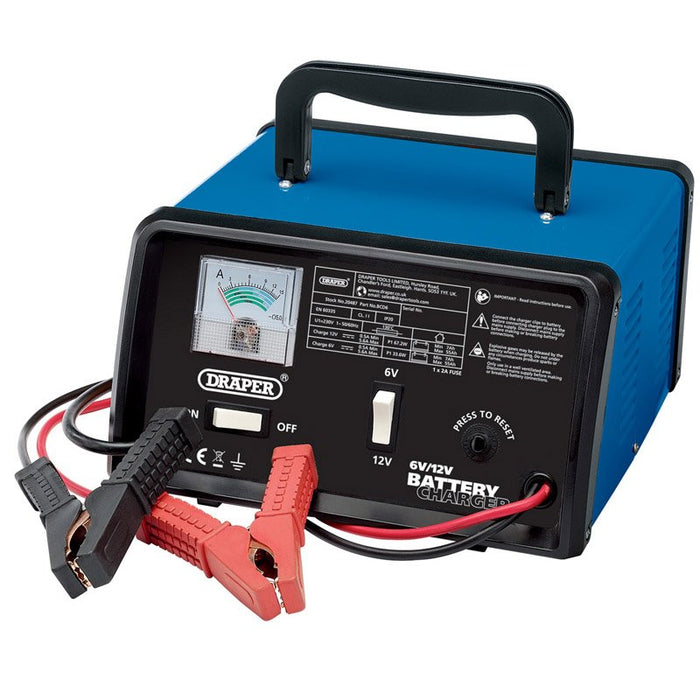 Draper Tools 6/12V 5.6A Battery Charger