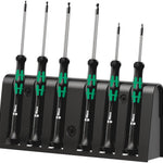 Wera 2052/6 Micro Ball End Hex Metric Precision Screwdriver Set & Rack 6 Pce 118156