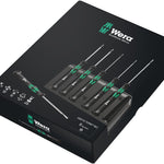 Wera 2067/6 Micro Security TorxÂ® Precision Screwdriver Set & Rack 6 Pce 118154