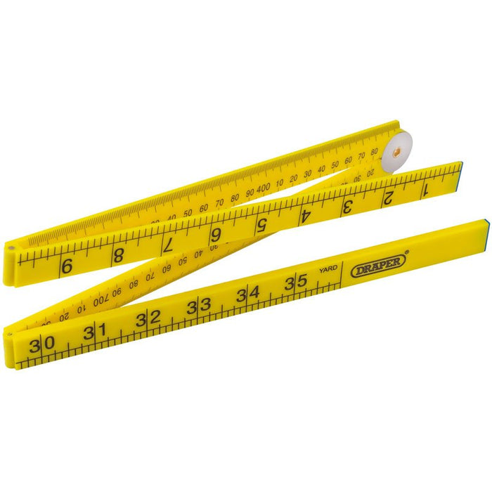 Draper Tools 1M Plastic Folding Rule