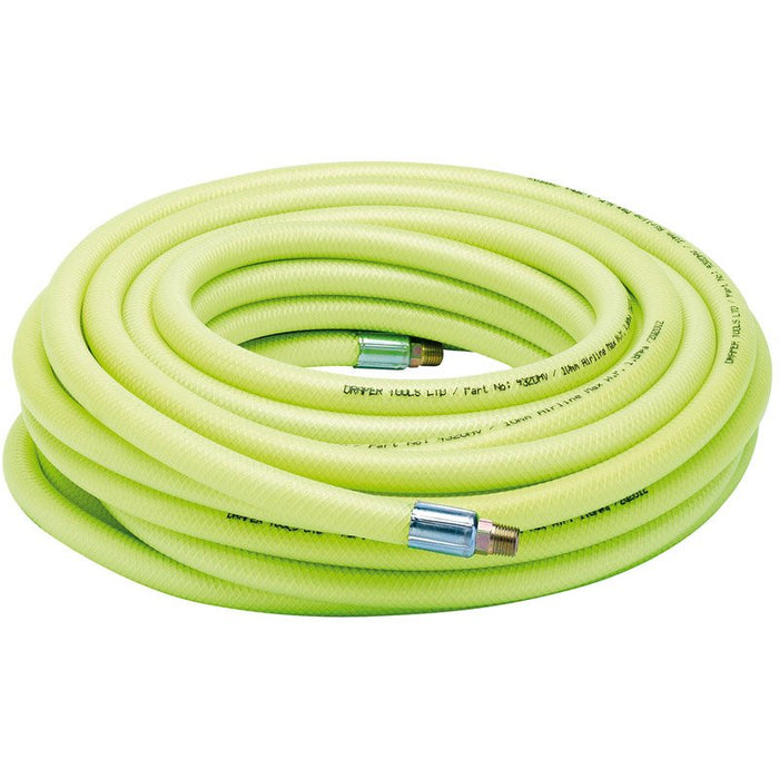 Draper Tools 15.2M 1/4 BSP 10mm Bore High-Vis Air Line Hose