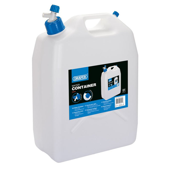 Draper Tools Water Container with Tap (25L)