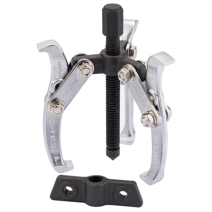 Draper Tools 78mm Reach x 100mm Spread Twin and Triple Leg Reversible Puller