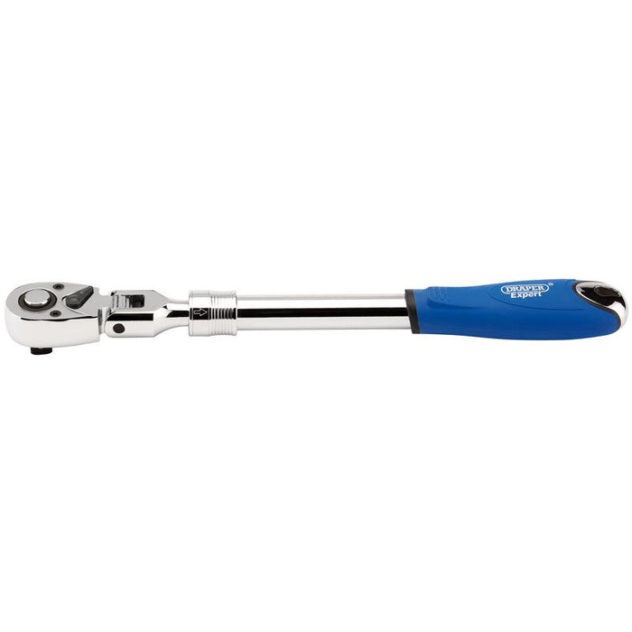Draper Tools 1/2 Sq. Dr. 72 Tooth Flexible Head Extending Reversible Ratchet