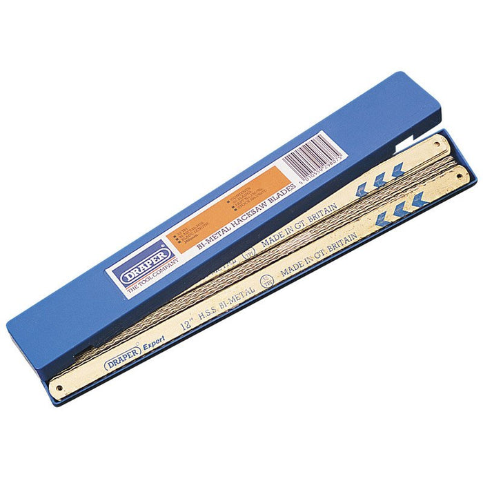Draper Tools Expert Box of 50 300mm 32 tpi Bi-Metal Hacksaw Blades