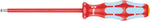 Wera 3160 VDE Slotted Screwdriver Stainless 0.5x3x80mm 022729