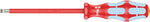 Wera 3160 VDE Slotted Screwdriver Stainless 1x5.5x125mm 022732