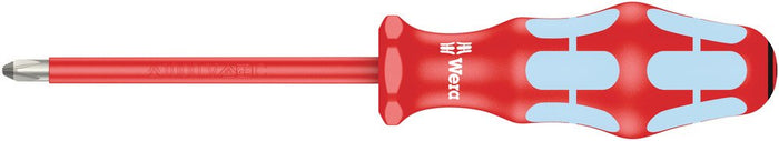 Wera 3165 VDE Pozi Screwdriver Stainless PZ 2x100mm 022741