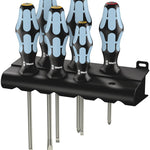 Wera 3334/6 Screwdriver Set Stainless And Rack 6 Pce 032060