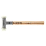 Halder Soft-Face Mallet Non-Rebound Hickory Handle Ø 40mm Nylon Rounded Insert 715g