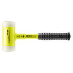 Halder Soft-Face Mallet Non-Rebound Break-Proof Steel Tube Handle Yellow Coated Ø 60mm Nylon