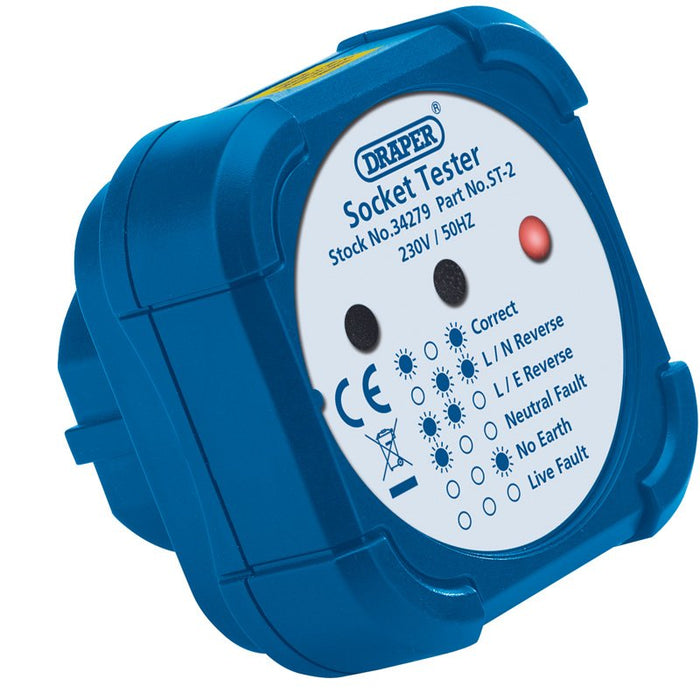 Draper Tools 13A Socket Tester