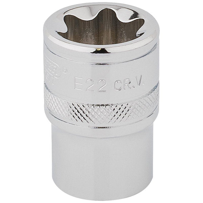 Draper Tools 1/2 Square Drive Draper TX-STAR® Socket (E22)