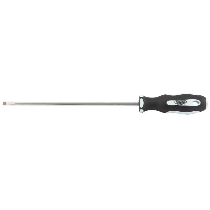 Draper Tools Plain Slot 5.5 x 200mm Soft Grip Parallel Tip Screwdrivers