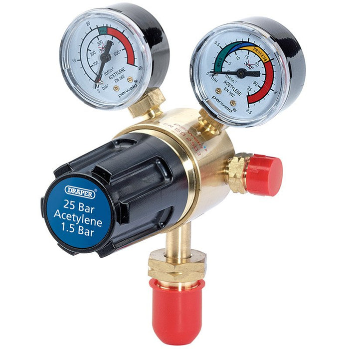 Draper Tools 25 Bar Acetylene Regulator