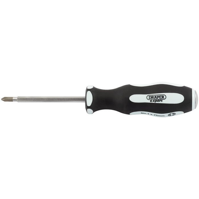 Draper Tools Pound Thru Cross Slot No:3 x 150mm Soft Grip Screwdriver