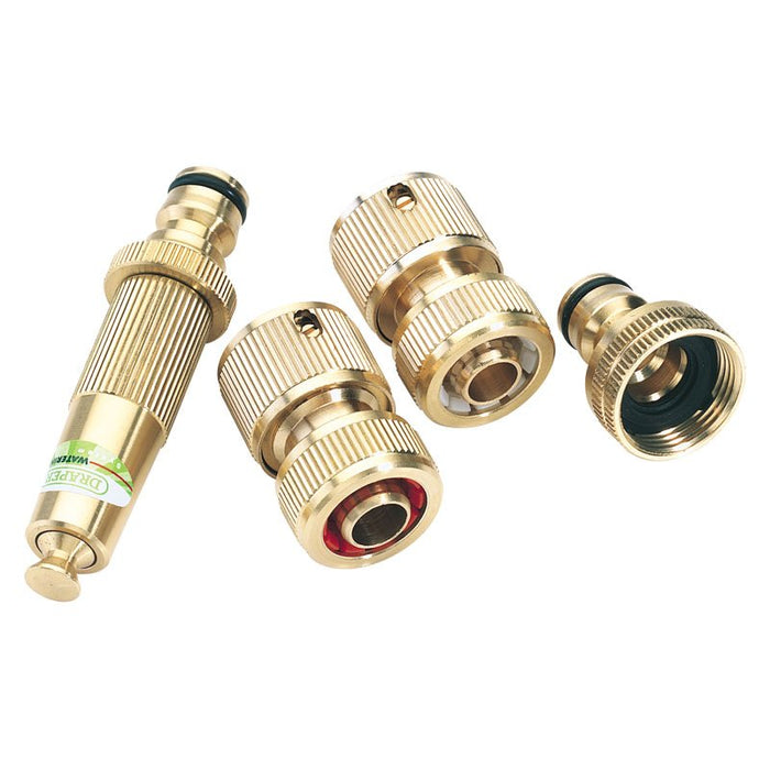 Draper Tools Brass Watering Accessory Set (4 Piece)