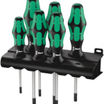 Wera 367/6 TorxÂ® Screwdriver Set Kraftform Plus And Rack 6 Pce 028062
