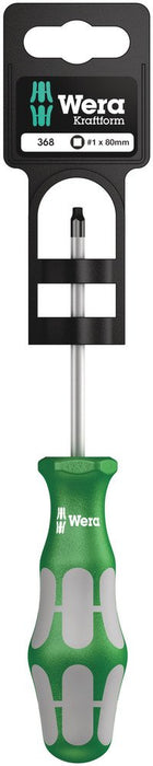 Wera 368 Square Socket Head Screwdriver # 1x80mm 100070