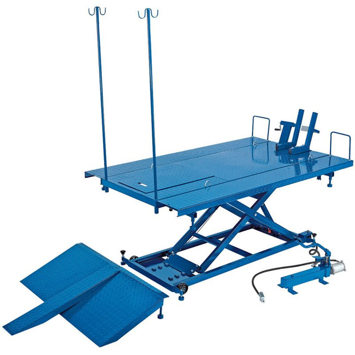 Draper Tools 680kg Pneumatic/Hydraulic Motorcycle/ATV Small Garden Machinery Lift