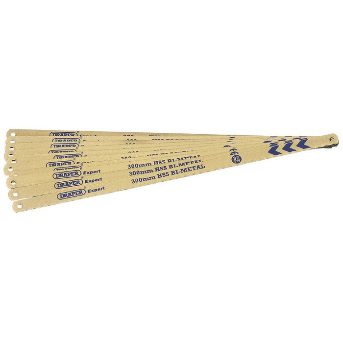 Draper Tools Expert 10 x 300mm 32tpi Bi-Metal Hacksaw Blades