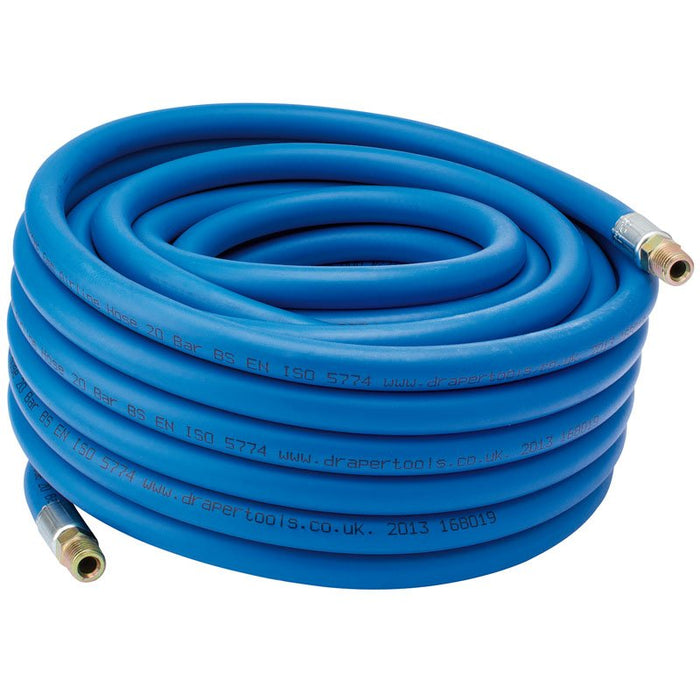 Draper Tools 15M 1/4 BSP 6mm Bore Air Line Hose