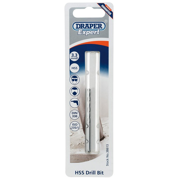 Draper Tools Expert 3.3mm HSS Drill