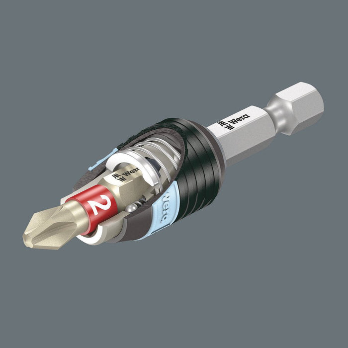Wera 3888/4/1 Rapidaptor Universal Bit Holder Stainless 1/4