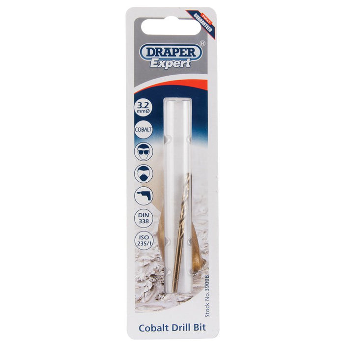 Draper Tools Expert 3.2mm HSS Cobalt Drill