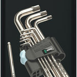 Wera 3950/9 Hex-Plus Stainless L-Key Set Metric Stainless 9 Pce 073544