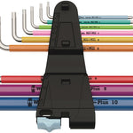 Wera 3950/9 Multicolour Ball End Hex Key Set Stainless Metric 9 Pce 022669