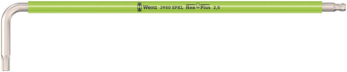 Wera 3950 Multicolour Hex & Ball End L-Key Stainless - Metric
