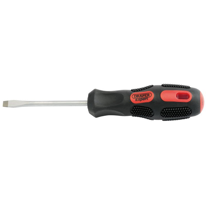 Draper Tools Expert 5mm x 75mm Plain Slot Flared Tip Screwdriver