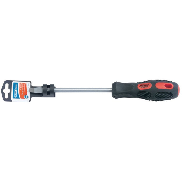 Draper Tools Expert 6mm x 100mm Plain Slot Flared Tip Screwdriver