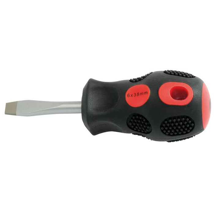 Draper Tools Expert 6mm x 38mm Plain Slot Flared Tip Screwdriver